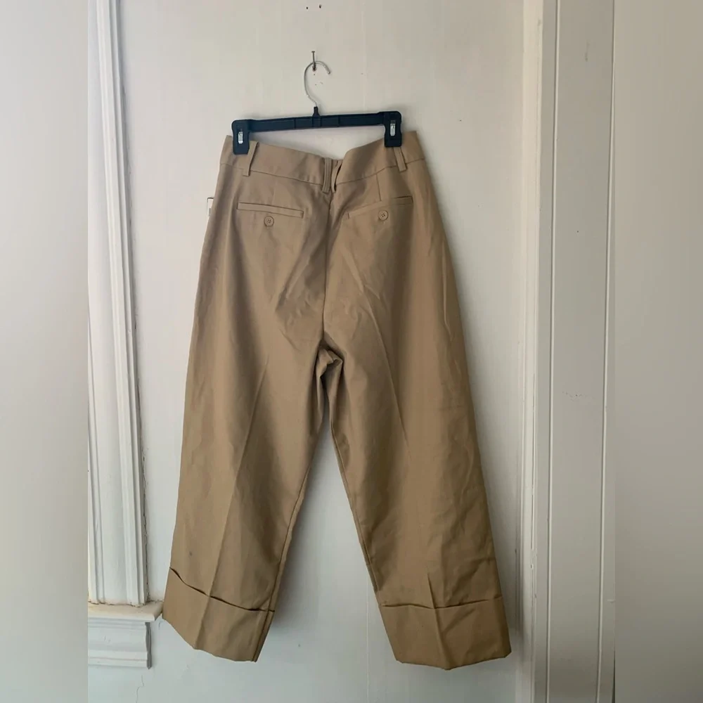NWT Ralph Lauren Women’s Pleated and Cuffed Chinos - Picture 2 of 6